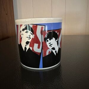 Beatles coffee cup and Wizard of Oz coffee cup